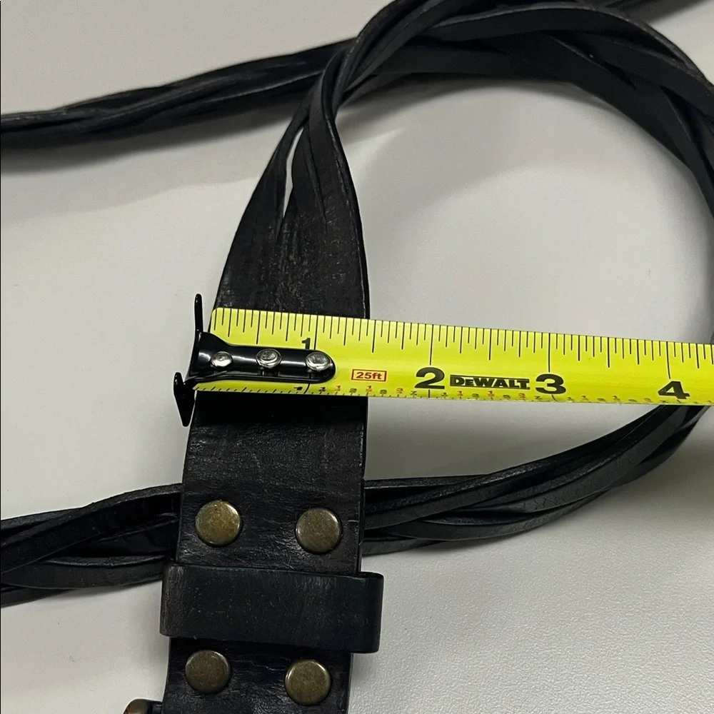 Old Navy Men's Dark Brown Braided Belt Size 38”